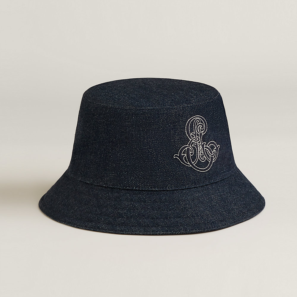 Harper Emile Hermès bucket hat - Blue | Hermès Canada